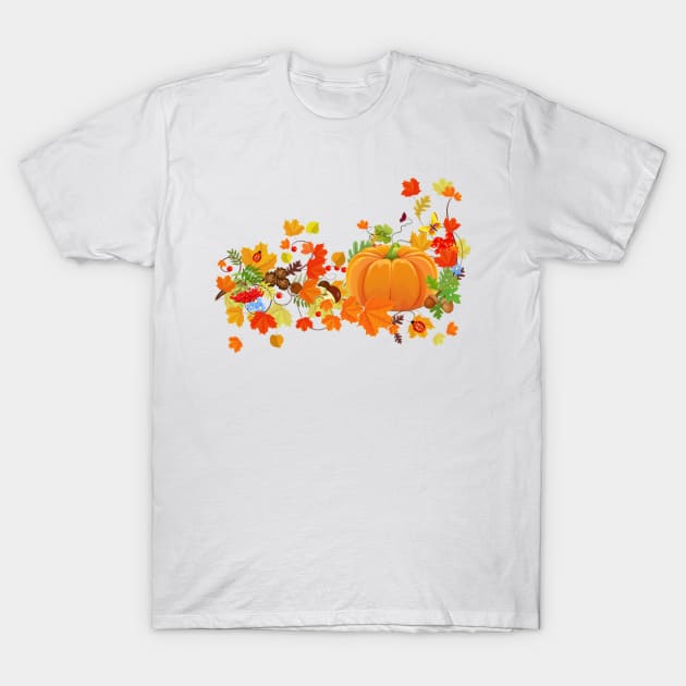 The Colour Of Autumn T-Shirt by designsbycreation